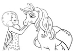 Ausmalbilder Mia and Me Onchao