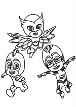 Ausmalbilder Pj Masks 4