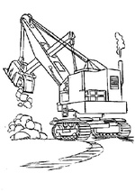 Ausmalbilder Bagger 17