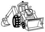 Ausmalbilder Bagger 23