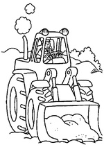 Ausmalbilder Bagger 24