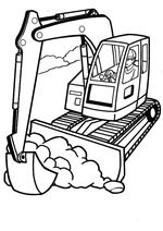 Ausmalbilder Bagger 25