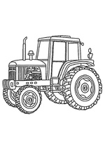 Ausmalbilder Traktor 4