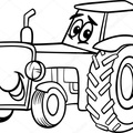 Ausmalbilder Traktor 6