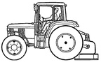 Ausmalbilder Traktor 7