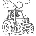 Ausmalbilder Traktor 11