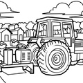 Ausmalbilder Traktor 18