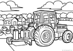 Ausmalbilder Traktor 18