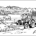Ausmalbilder Traktor 23