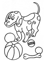 Ausmalbilder Hunde 3