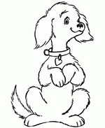 Ausmalbilder Hunde 11