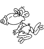 Ausmalbilder Affe 14