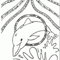 Ausmalbilder Delphin 7