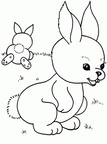Ausmalbilder Kaninchen 4