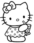 Ausmalbilder Hello Kitty 3