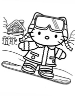 Ausmalbilder Hello Kitty 5