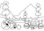 Ausmalbilder Angry Birds 4