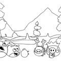 Ausmalbilder Angry Birds 4