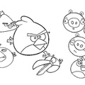 Ausmalbilder Angry Birds 23