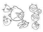 Ausmalbilder Angry Birds 23