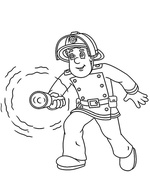 Ausmalbilder Feuerwehrmann Sam 10