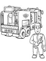 Ausmalbilder Feuerwehrmann Sam 21