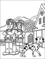 Ausmalbilder Feuerwehrmann Sam 22