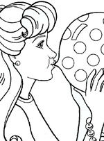 Ausmalbilder Barbie 1