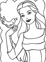 Ausmalbilder Barbie 6