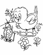 Ausmalbilder Frühling 17