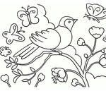 Ausmalbilder Frühling 22