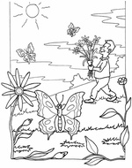 Ausmalbilder Frühling 38