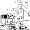 Ausmalbilder Thomas die Lokomotive 1