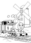 Ausmalbilder Thomas die Lokomotive 1