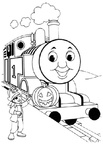 Ausmalbilder Thomas die Lokomotive 2