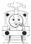Ausmalbilder Thomas die Lokomotive 4