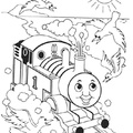 Ausmalbilder Thomas die Lokomotive 5