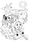 Ausmalbilder Thomas die Lokomotive 5