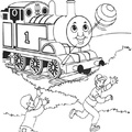 Ausmalbilder Thomas die Lokomotive 7