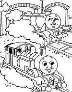 Ausmalbilder Thomas die Lokomotive 11