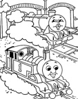 Ausmalbilder Thomas die Lokomotive 11