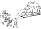 Ausmalbilder Thomas die Lokomotive 25