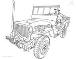 Ausmalbilder Jeep 1